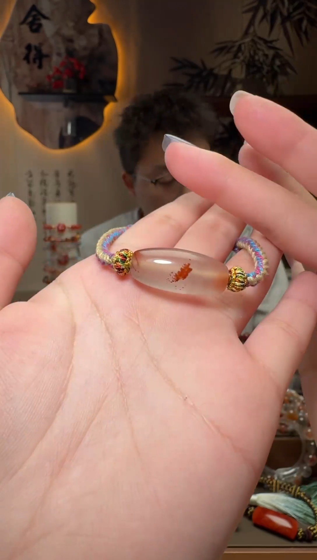 未镶嵌原矿无优化无注胶手绳勒子南红玛瑙一个