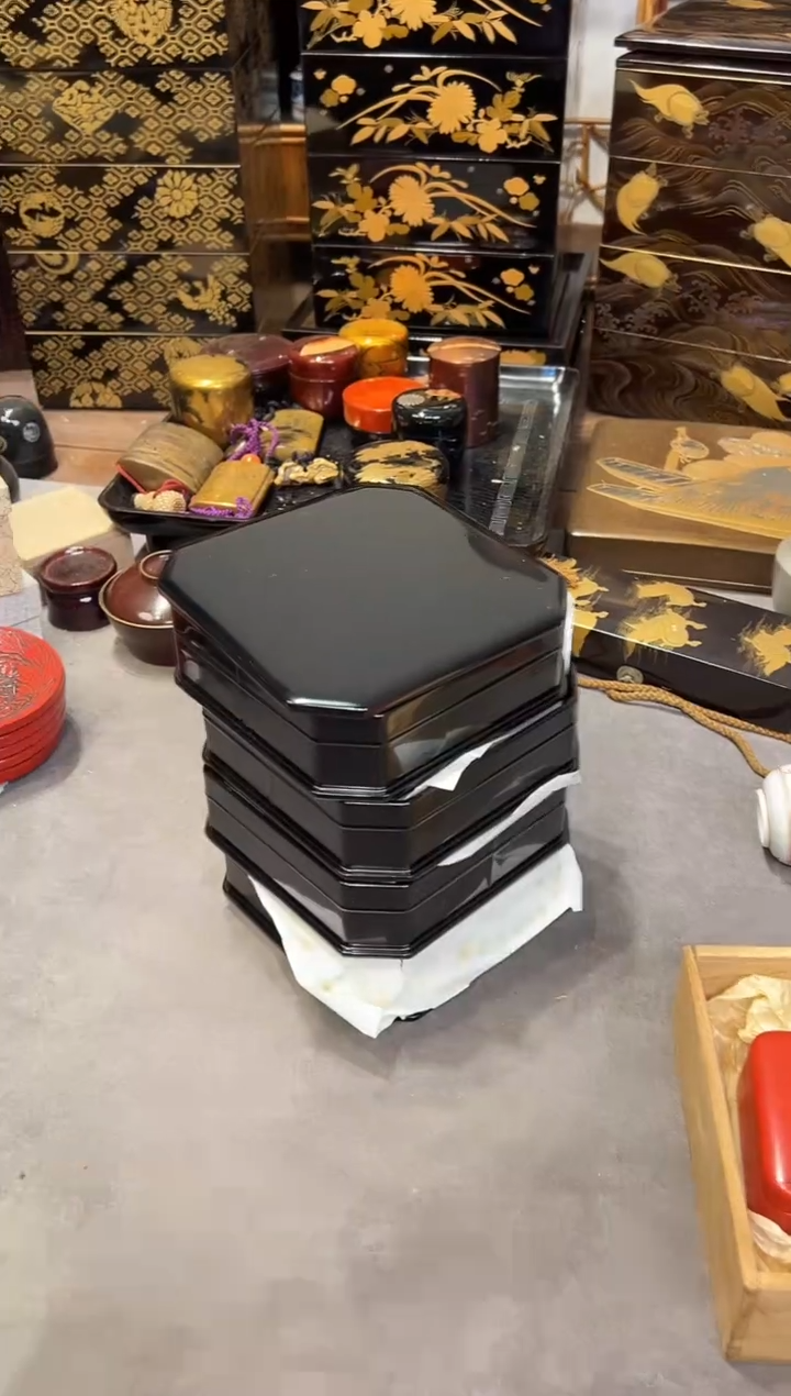 四段 大漆漆器大漆漆器