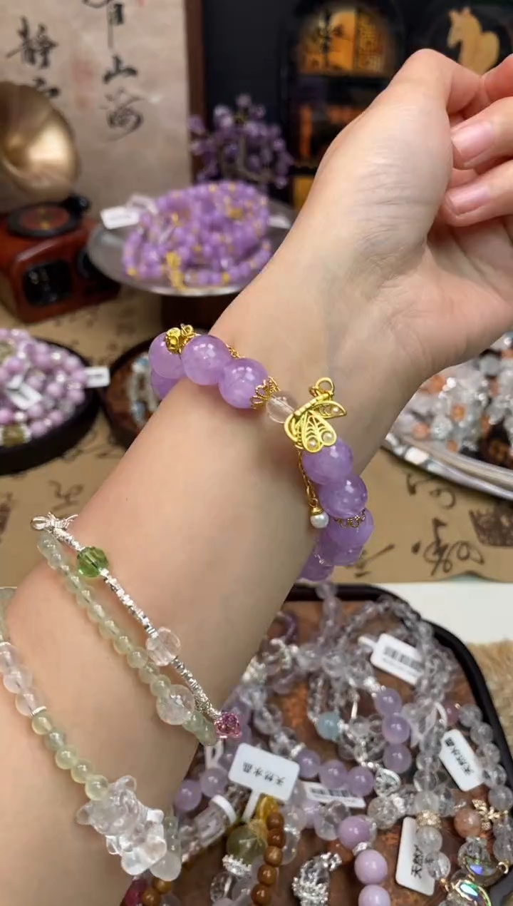 【闪购商品】紫晶手链未镶嵌285手串