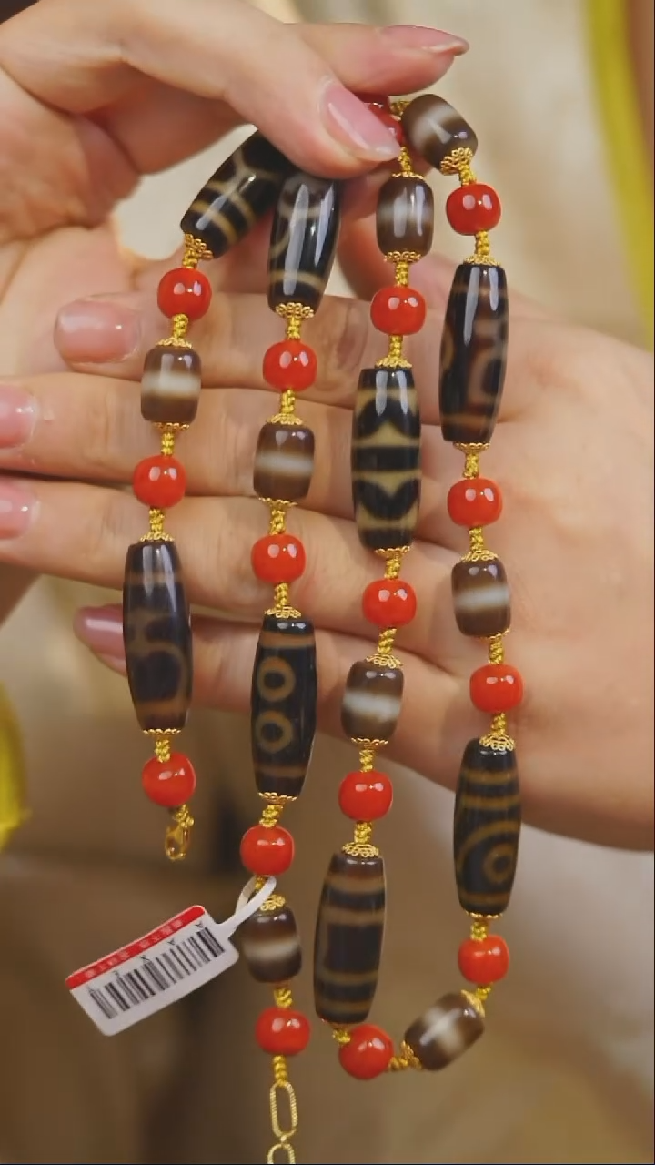 【闪购商品】玛瑙/玉髓项链银S925镶嵌多样性发其一