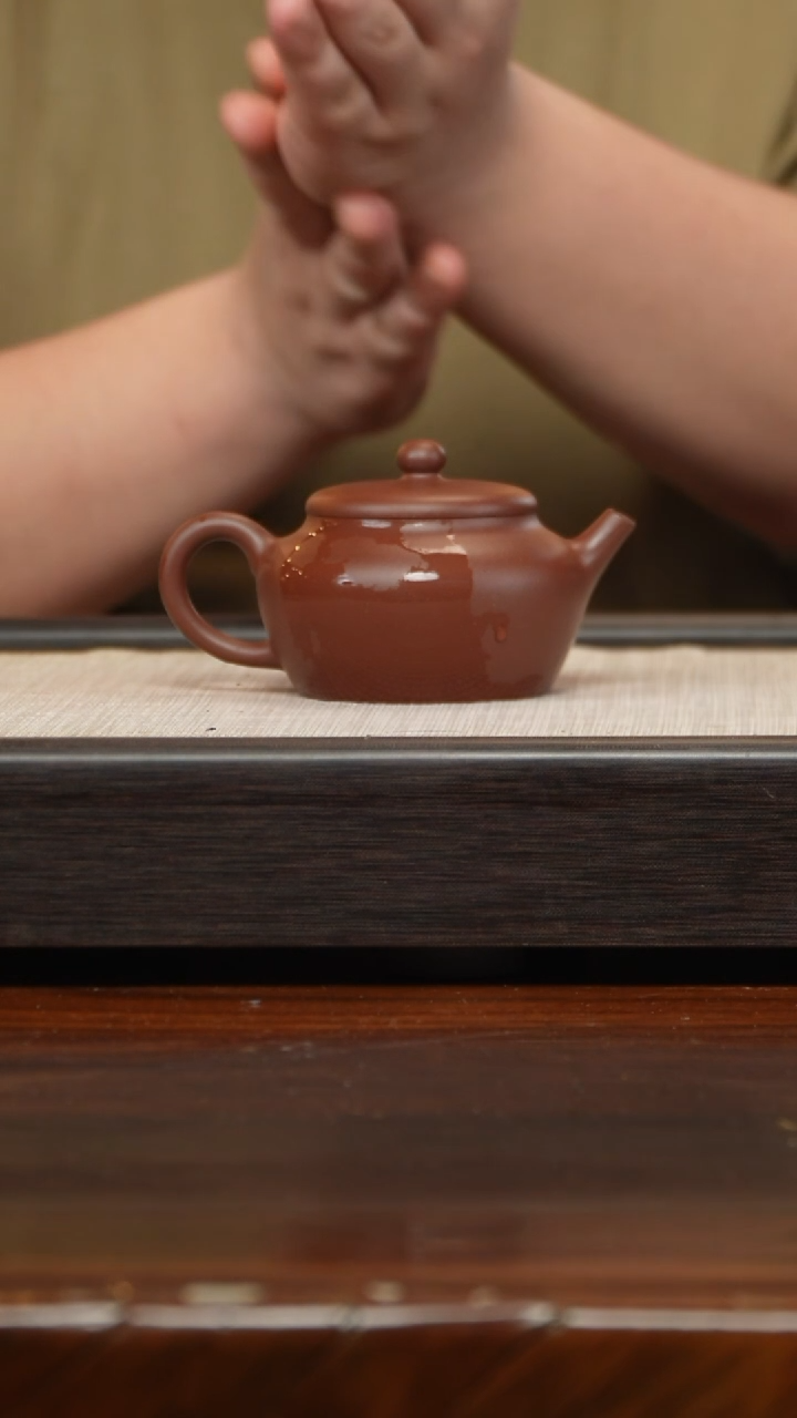 【闪购商品】紫砂茶壶云根石鼓