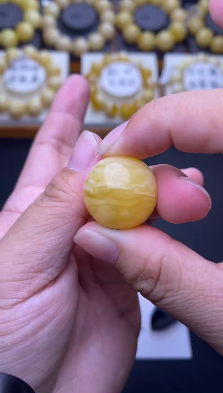 裸石琥珀未镶嵌大小姐珠宝严选125