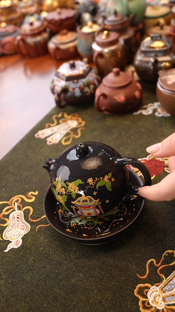 茶壶紫砂云雾天青西施