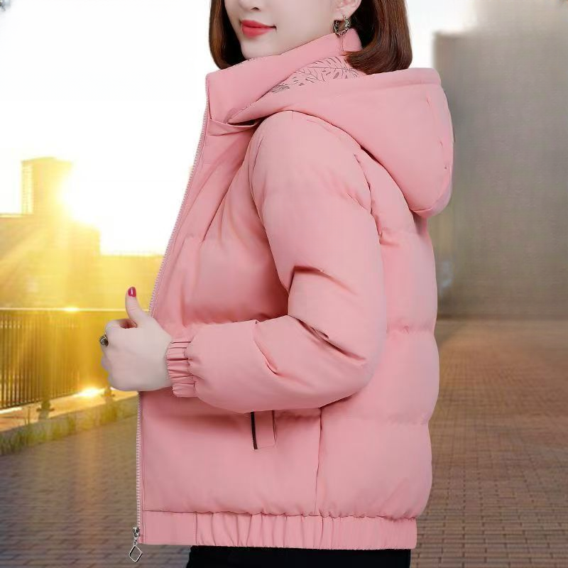 女装羽绒短款双面穿冬季新款加厚保暖时尚连帽