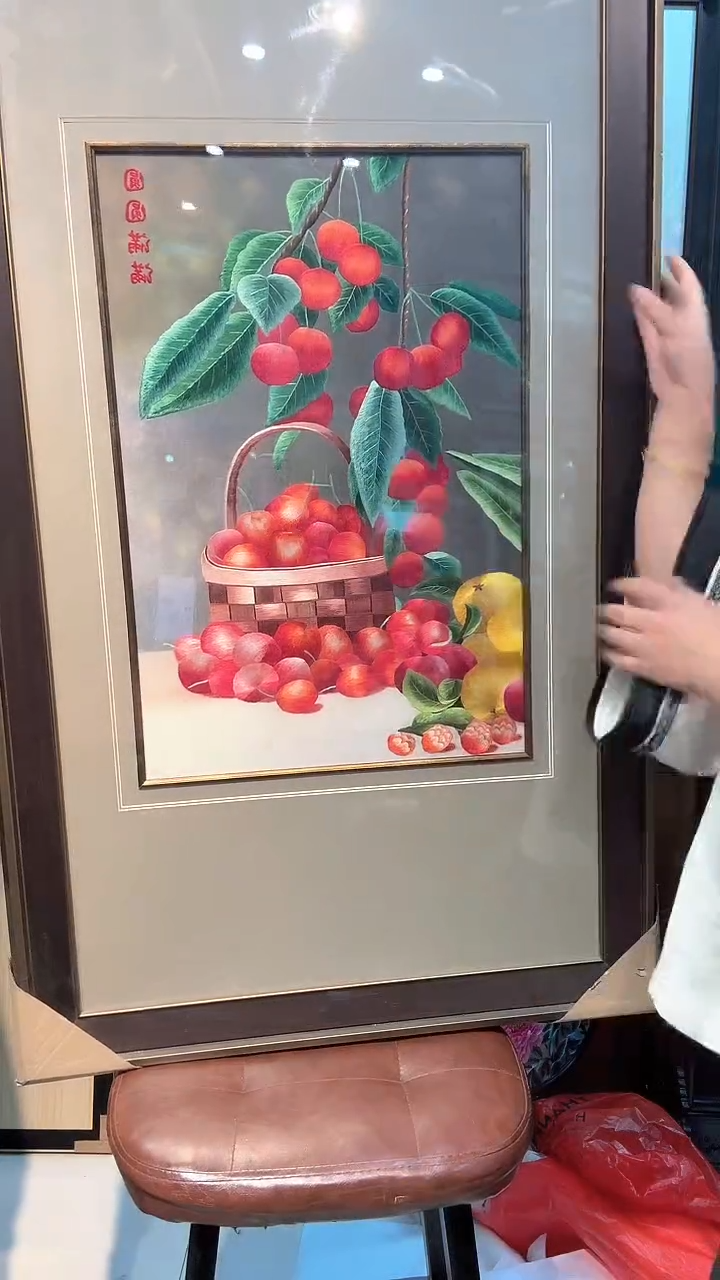 刺绣闵丹红刺绣工作室纯手工苏绣装饰画