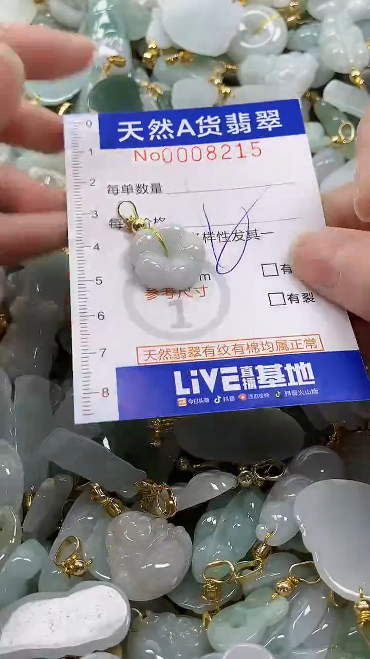 颈饰未镶嵌翡翠天然A货翡翠