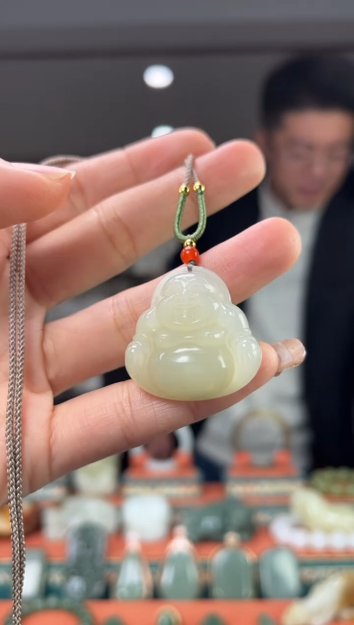 【闪购商品】和田玉颈饰未镶嵌佩佩30mm左右