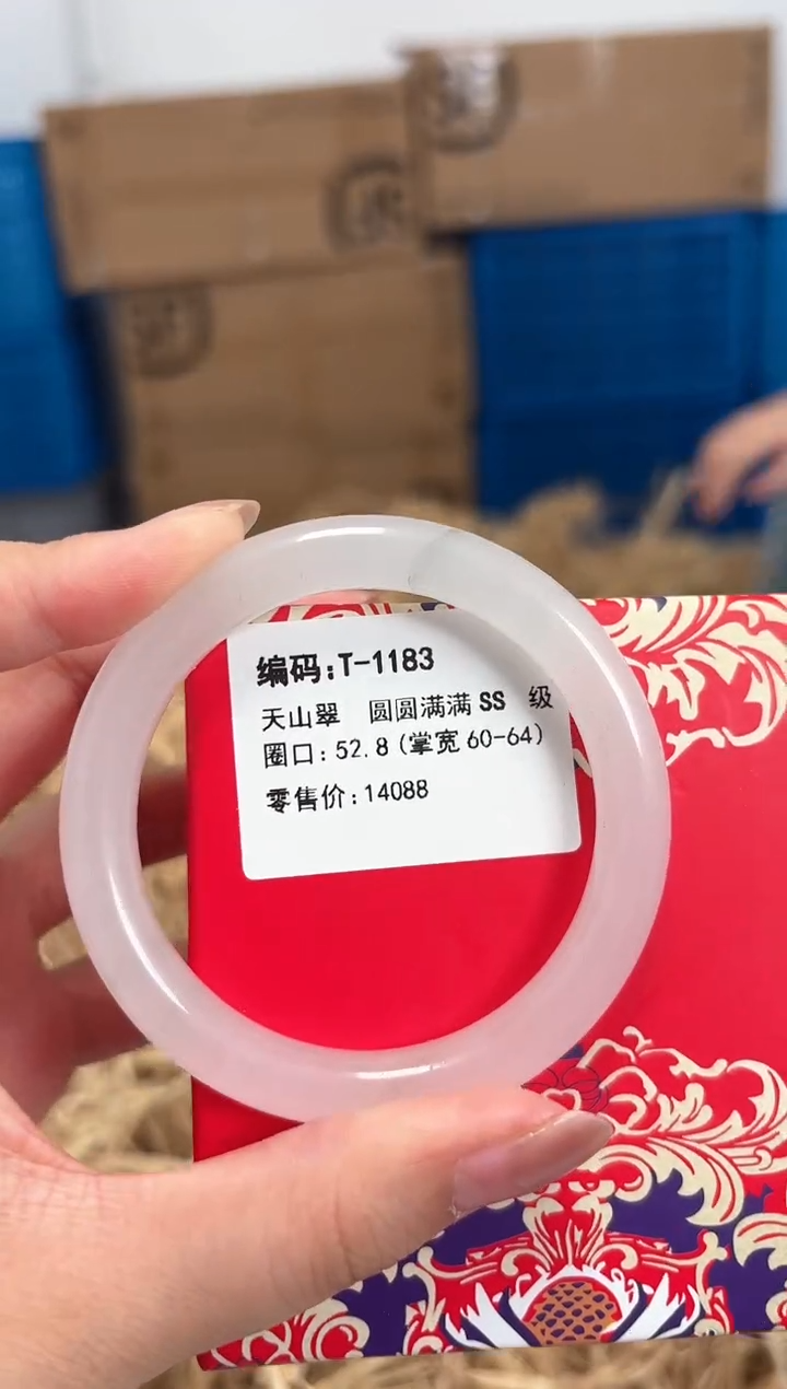 未镶嵌手镯石英质玉T-1183