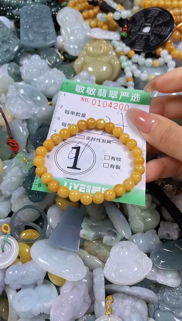 【闪购商品】翡翠颈饰未镶嵌闪购0104200多样性发其一