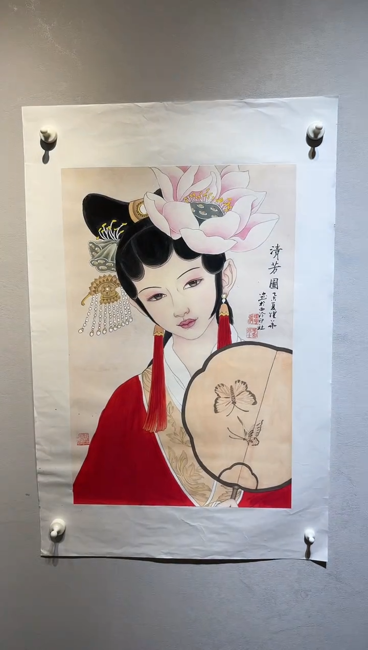 国画国画RW-1300304-张跃华央创美术馆精品定制备案作品