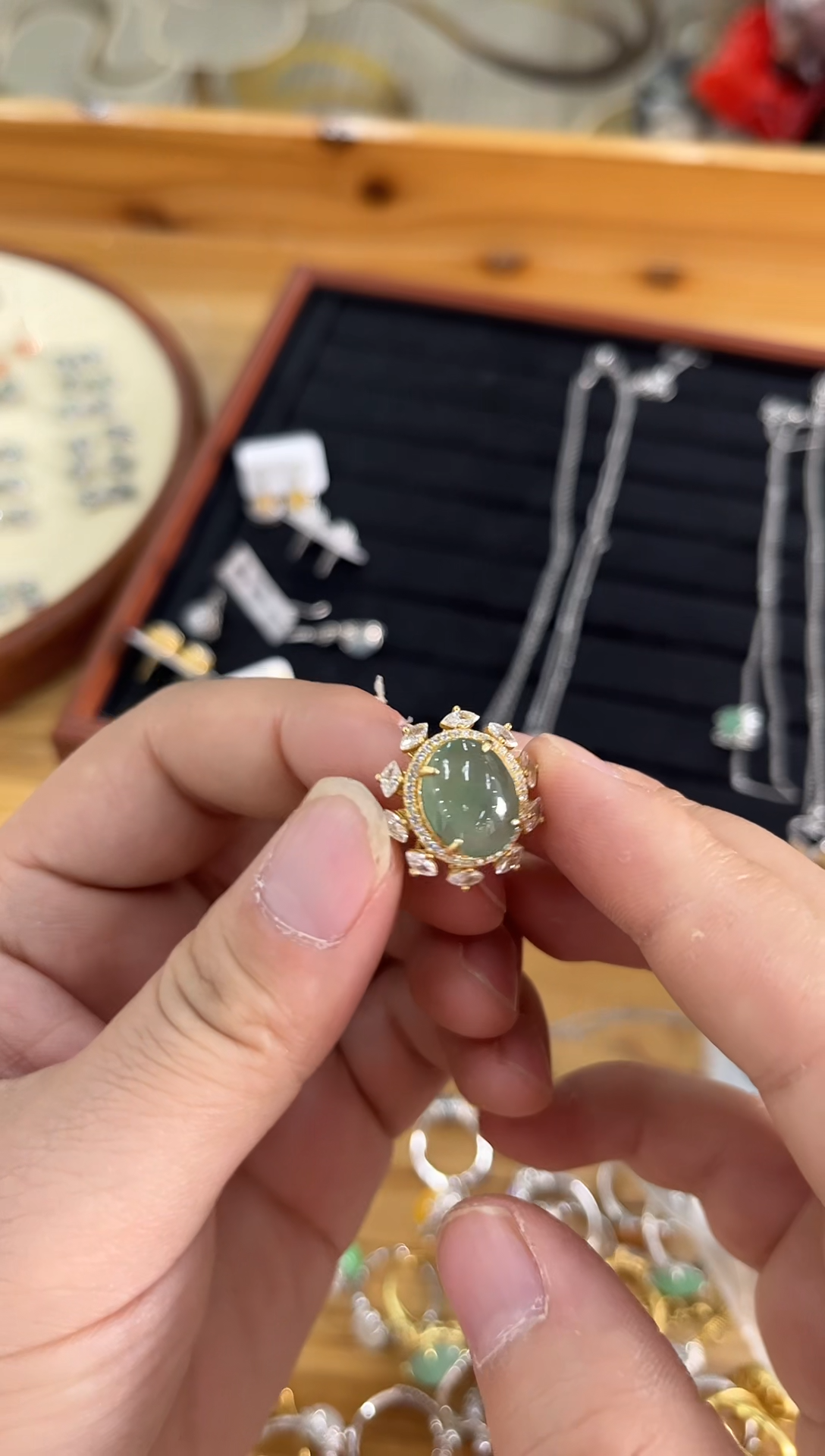 【闪购商品】翡翠戒指合金戒指