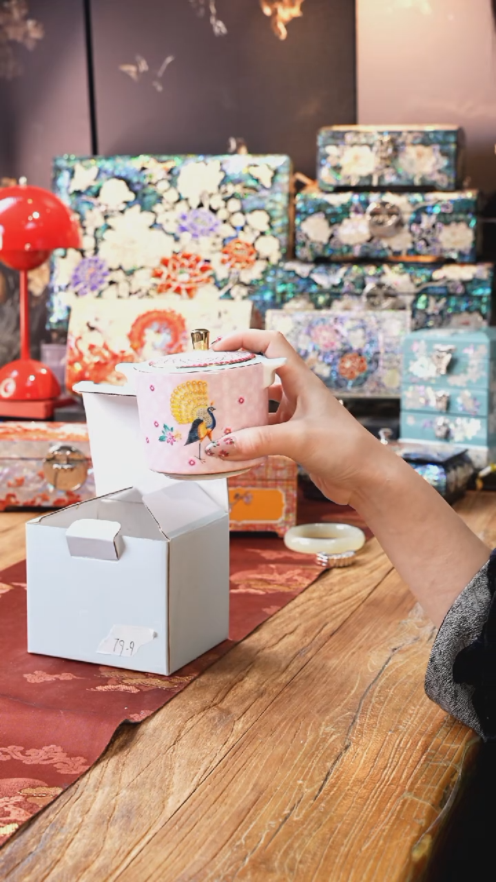 【闪购商品】瓷片豆包儿推荐饰品摆件