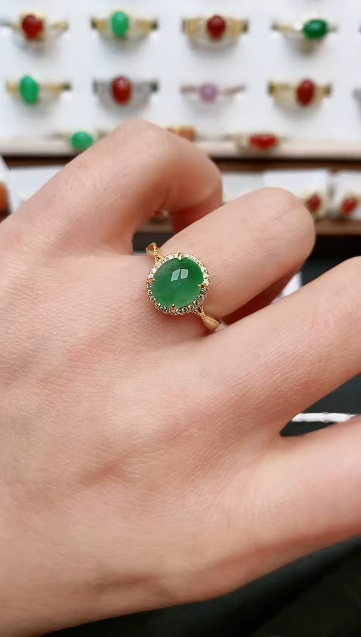 【闪购商品】翡翠戒指银S925镶嵌.....