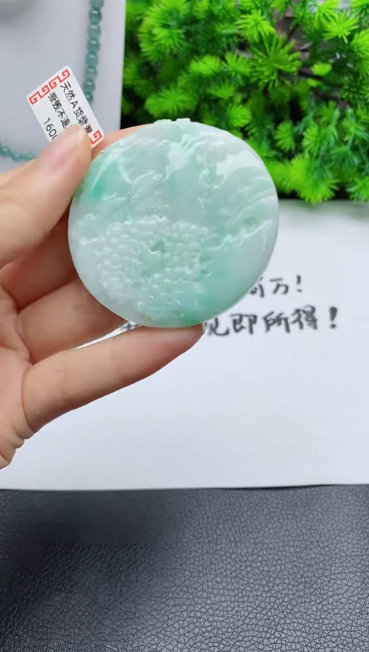 翡翠未镶嵌颈饰 