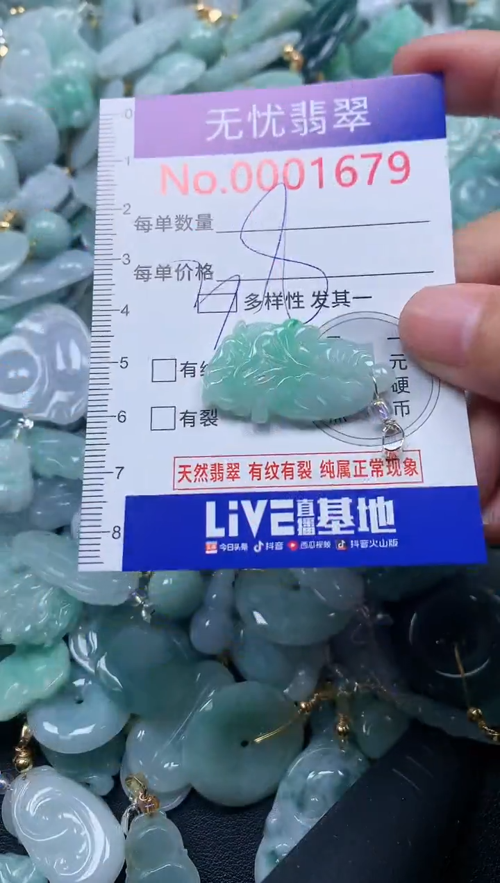 颈饰未镶嵌翡翠1679