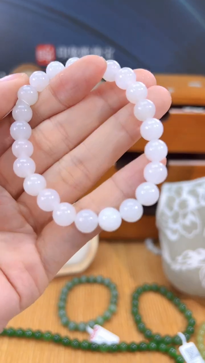 未镶嵌手串和田玉多样性拍一发一 cg
