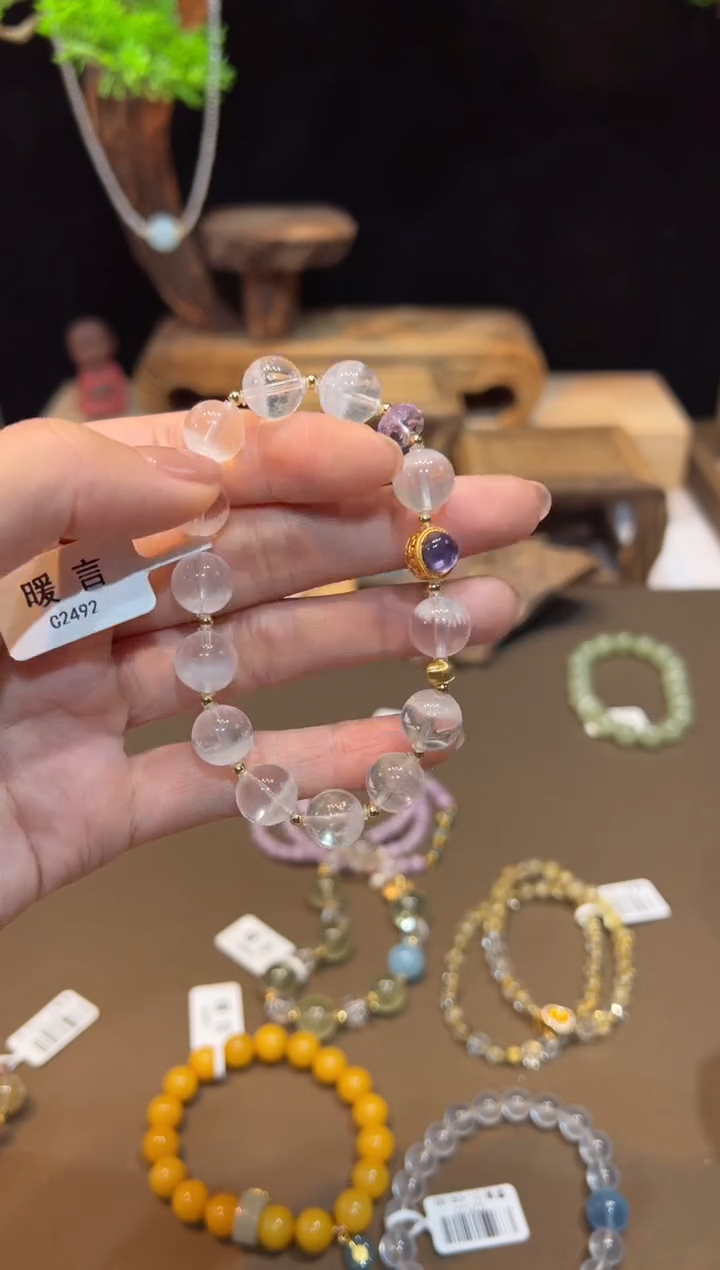 水晶手链未镶嵌手饰@@C2492