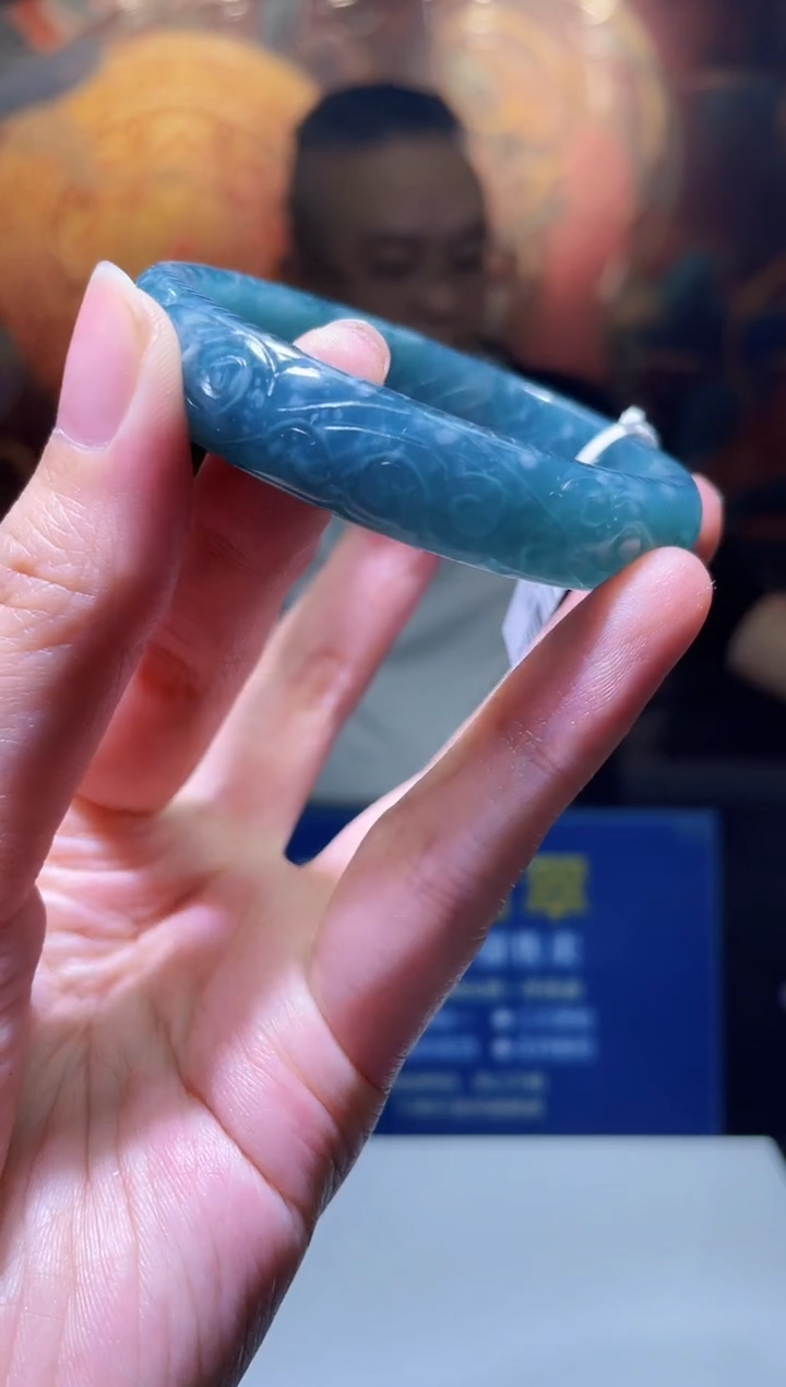 【闪购商品】翡翠手镯未镶嵌M-@@DBGC012339多样性发一