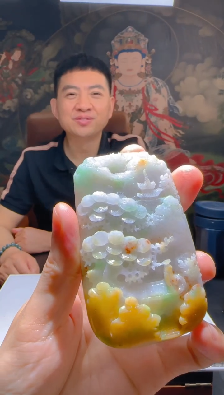 【闪购商品】定制翡翠未镶嵌L-@@QJSX312032