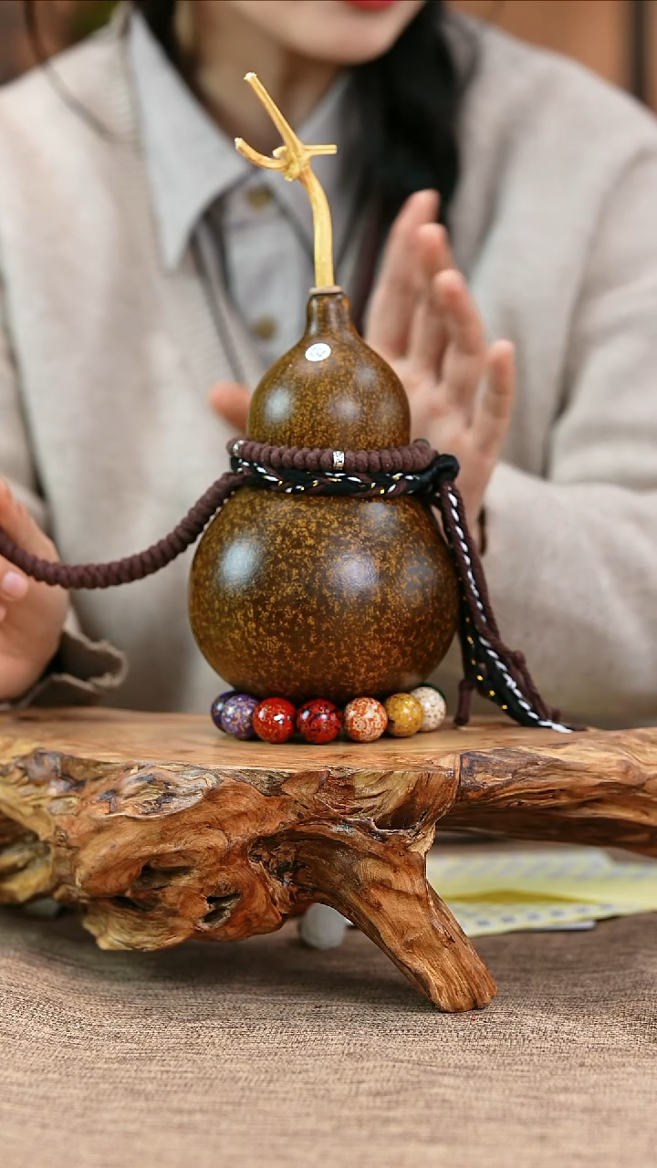 【闪购商品】134—光岳葫天然大漆酒葫芦不含漆珠