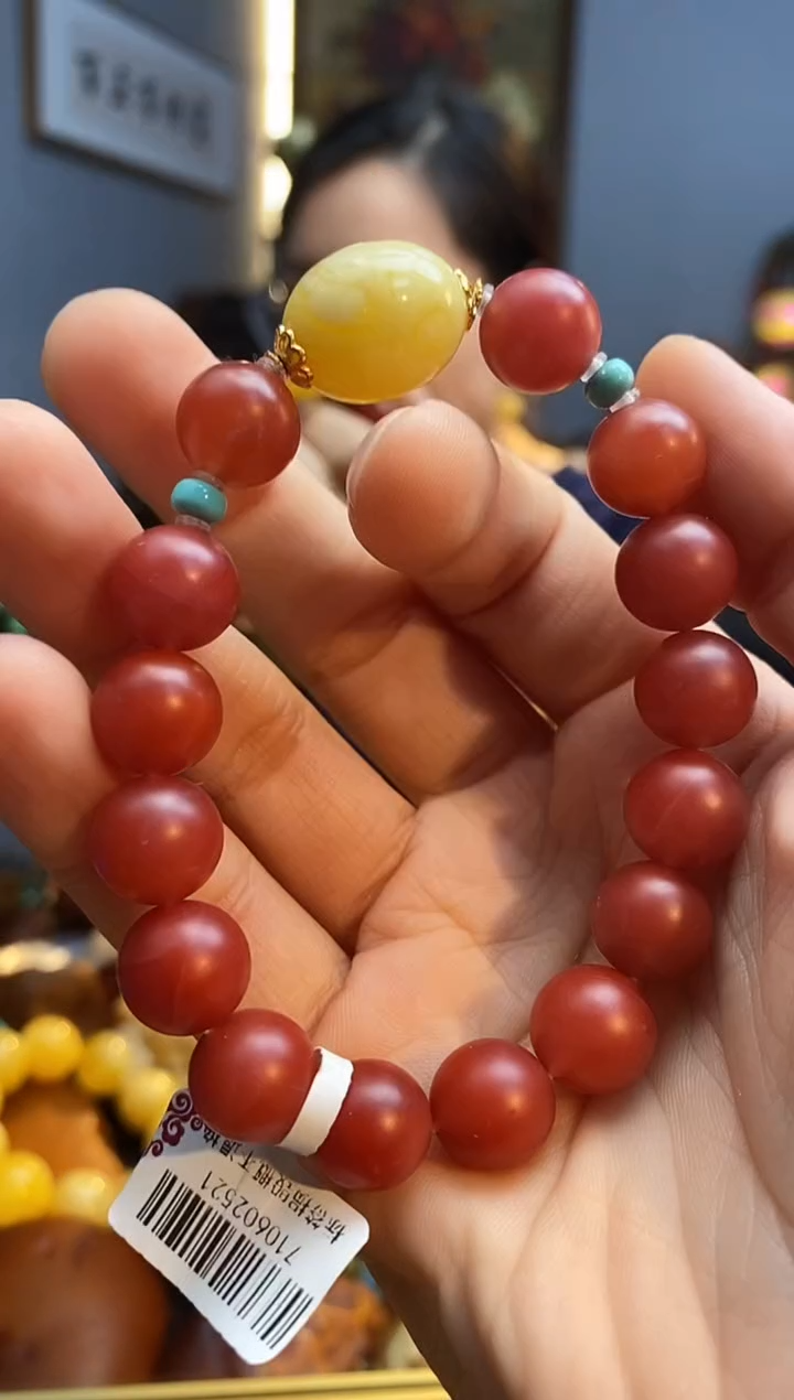 手串未镶嵌南红玛瑙手串