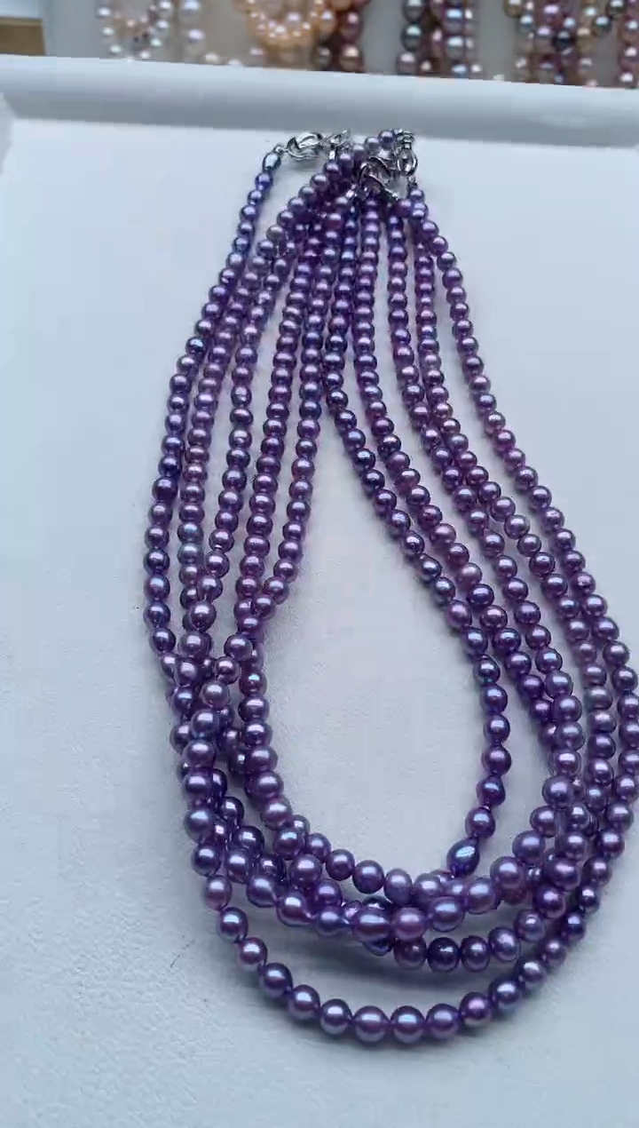 项链合金淡水珍珠多样性发其一，非无暇