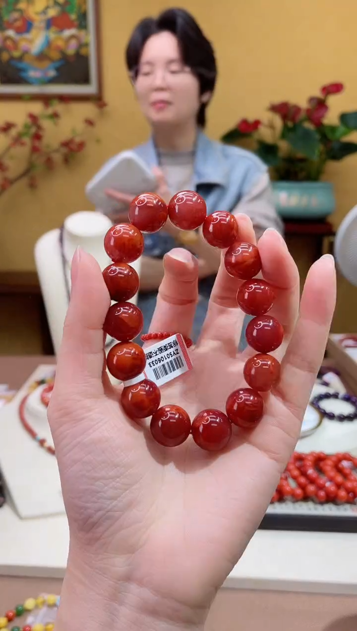 【闪购商品】南红玛瑙手串未镶嵌15@@ZY50106033