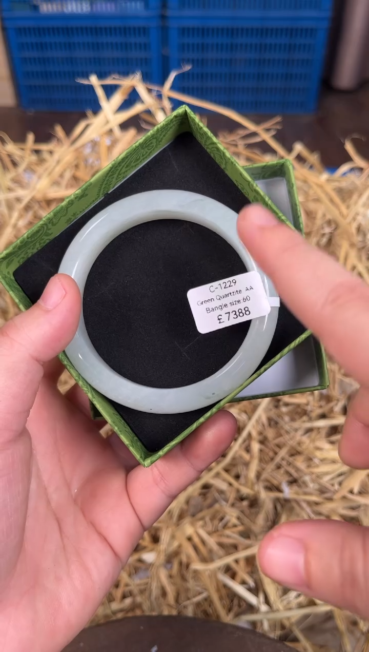 未镶嵌手镯石英质玉C1229