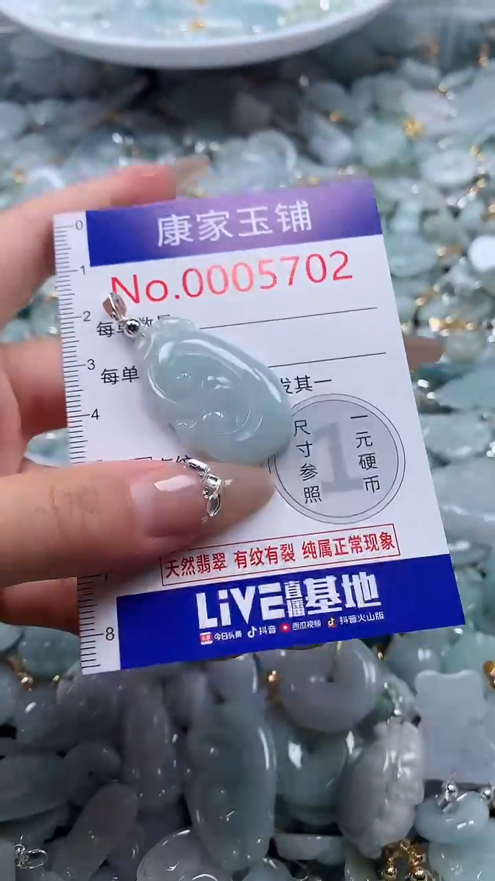 翡翠未镶嵌吊坠(不含链)5702