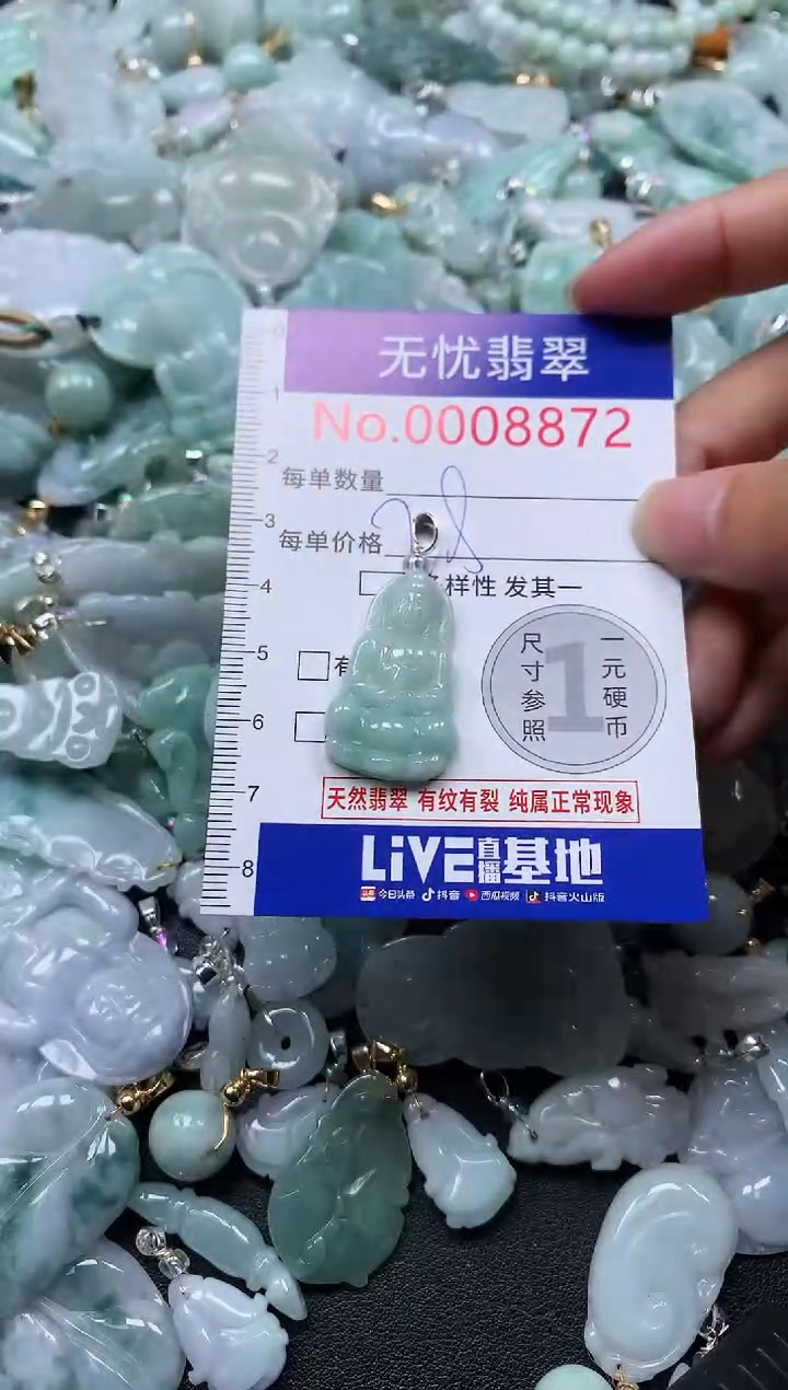 颈饰未镶嵌翡翠8872