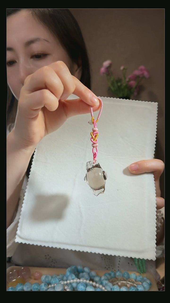 【闪购商品】未镶嵌吊坠(不含链)水晶天然水晶吊坠赠编绳