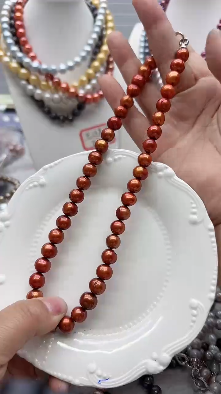 淡水珍珠未镶嵌项链2