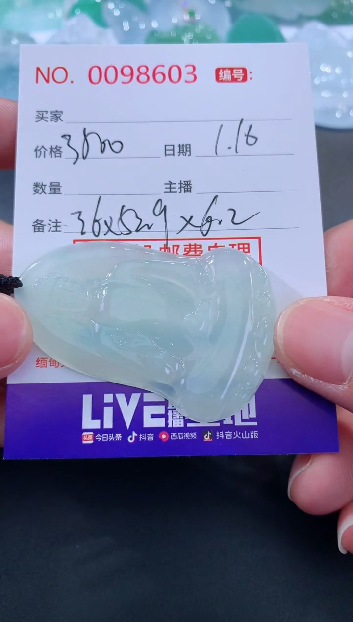 【闪购商品】翡翠颈饰未镶嵌天然缅甸A货翡翠