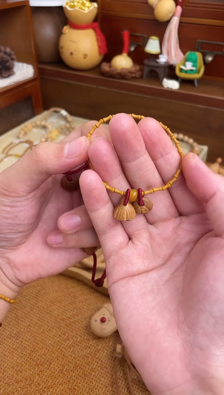 竹节手串一物一拍好运连连款