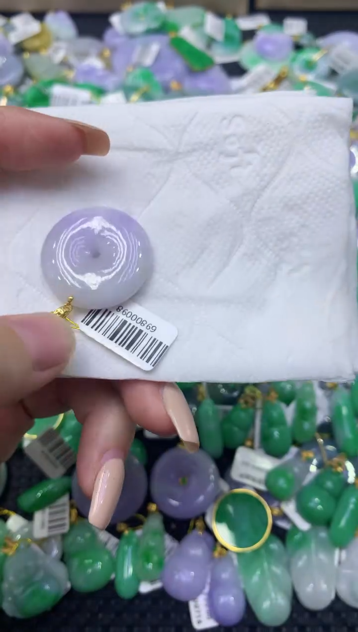 颈饰未镶嵌翡翠天然缅甸翡翠A货