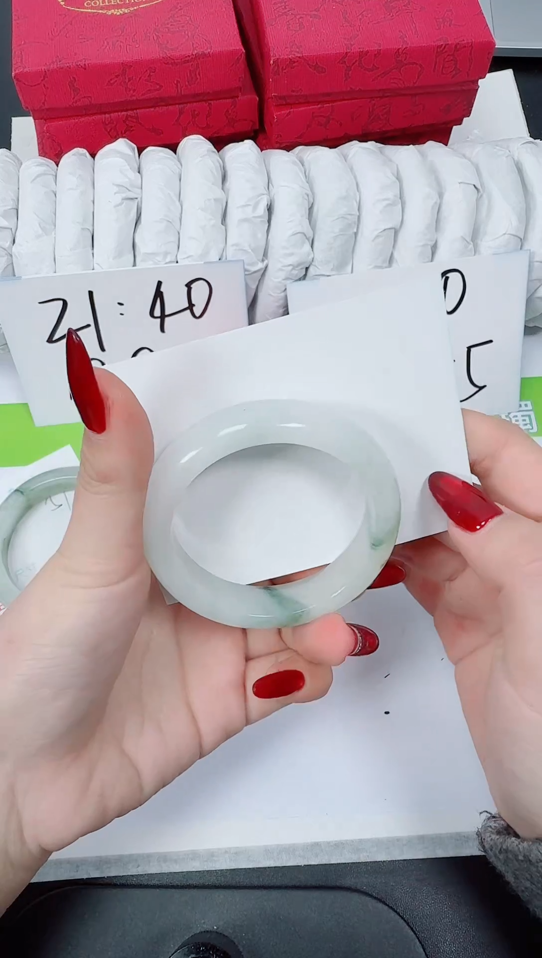 【闪购商品】石英质玉手镯未镶嵌K52-50.1