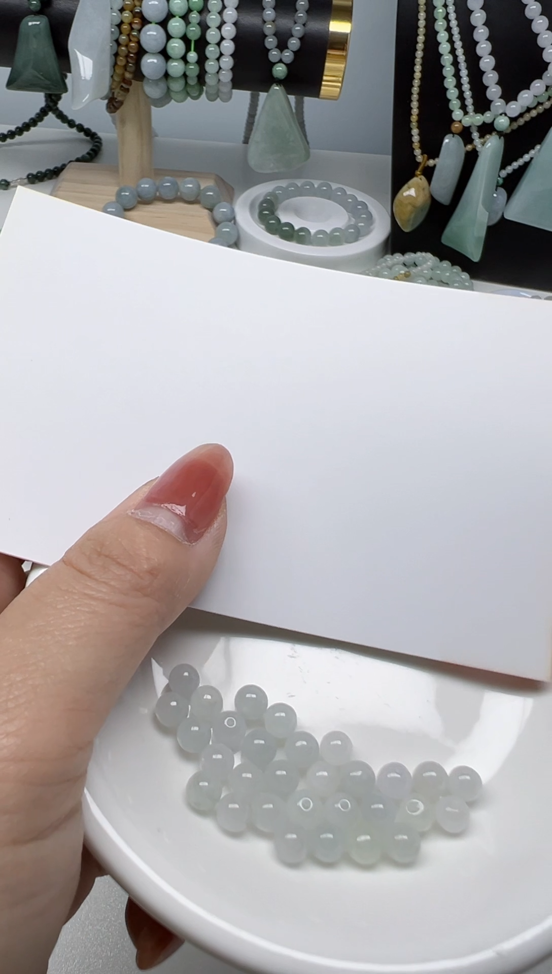 【闪购商品】翡翠散珠天然的缅甸翡翠A货散珠多样性发26颗