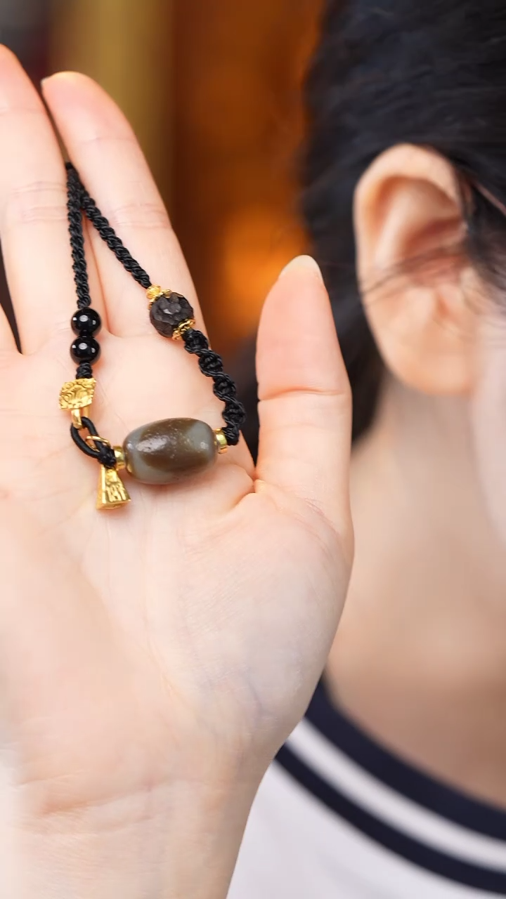 玛瑙/玉髓颈饰未镶嵌Z31628多样性发其一项链