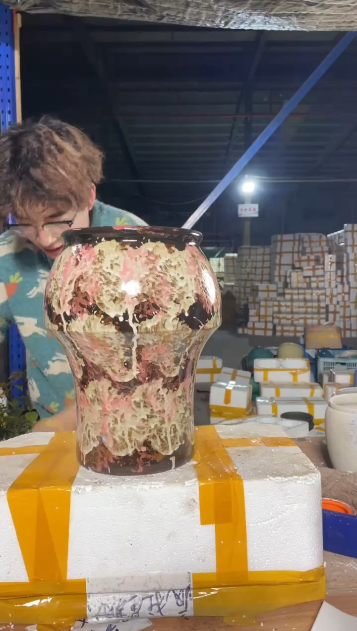 紫砂花盆宜兴紫砂粗陶花盆20-33