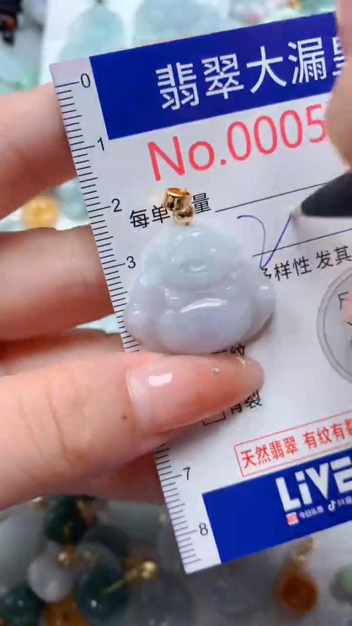 翡翠未镶嵌吊坠(不含链)5512