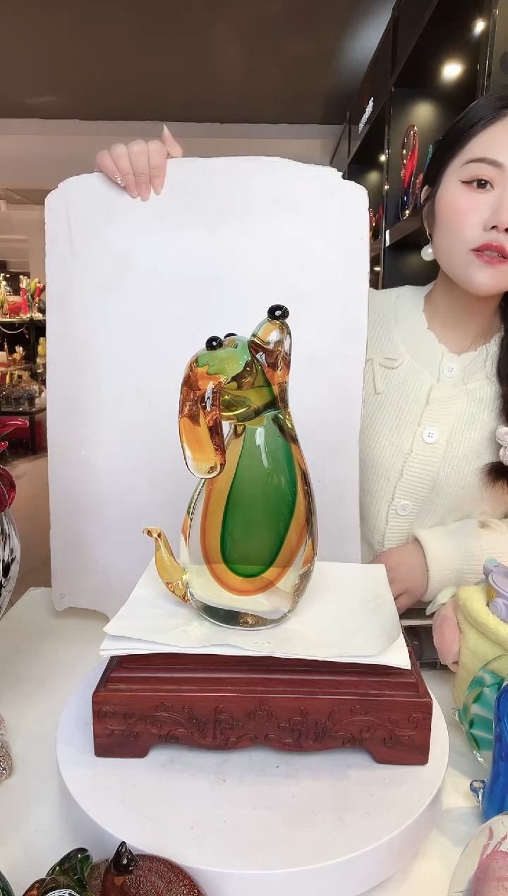 【闪购商品】茶盏琉璃摆件家居摆件