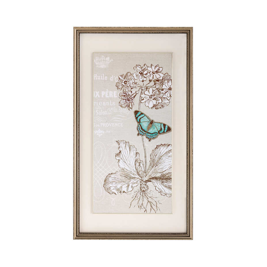 【库存】美克美家 蝶恋花装饰画 微瑕 不支持退换