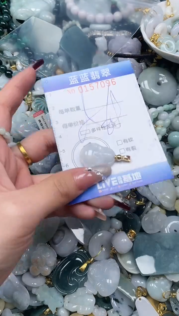 【闪购商品】翡翠颈饰未镶嵌闪购0157096多样性发其一