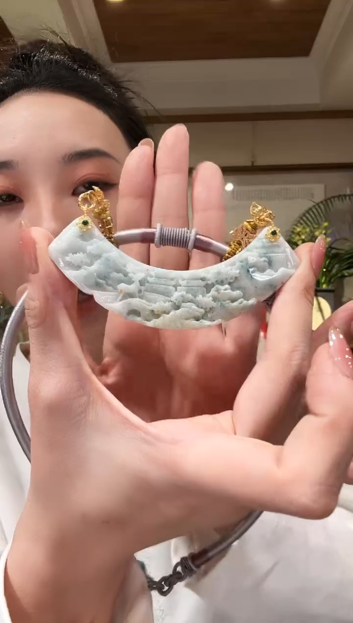 【闪购商品】翡翠颈饰未镶嵌国风