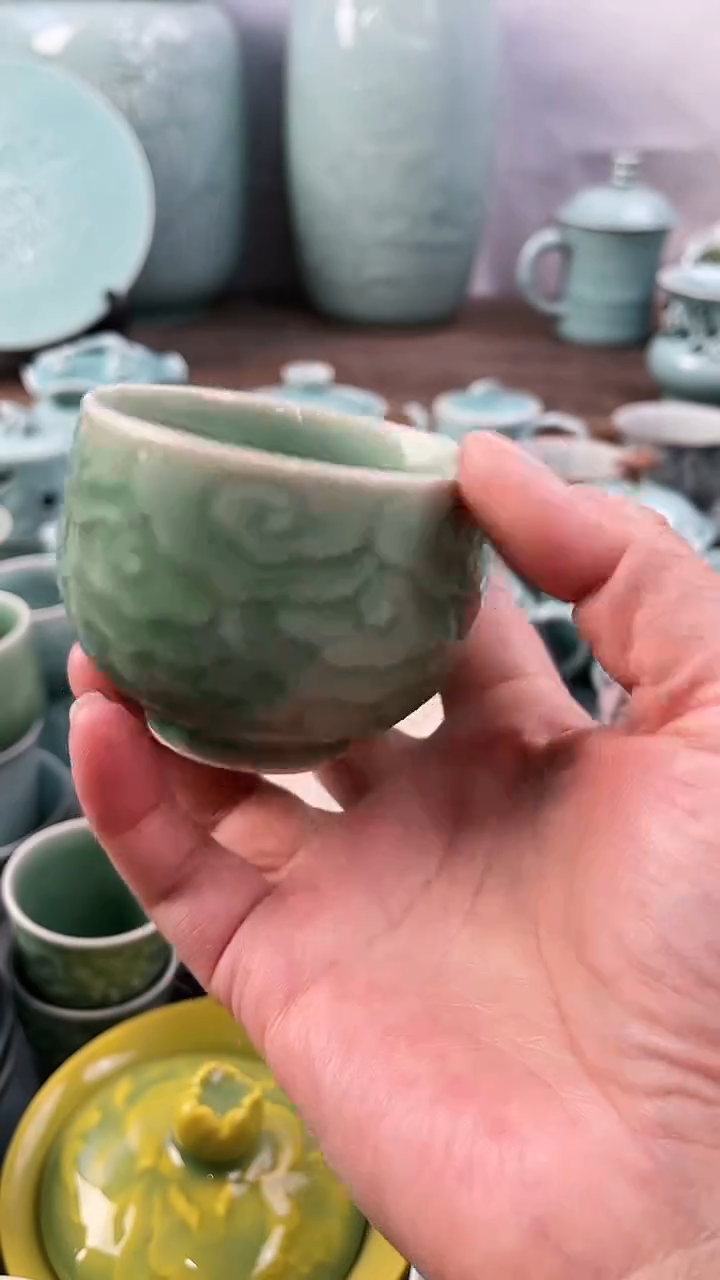 【闪购商品】特价 微瑕 慧仙青瓷