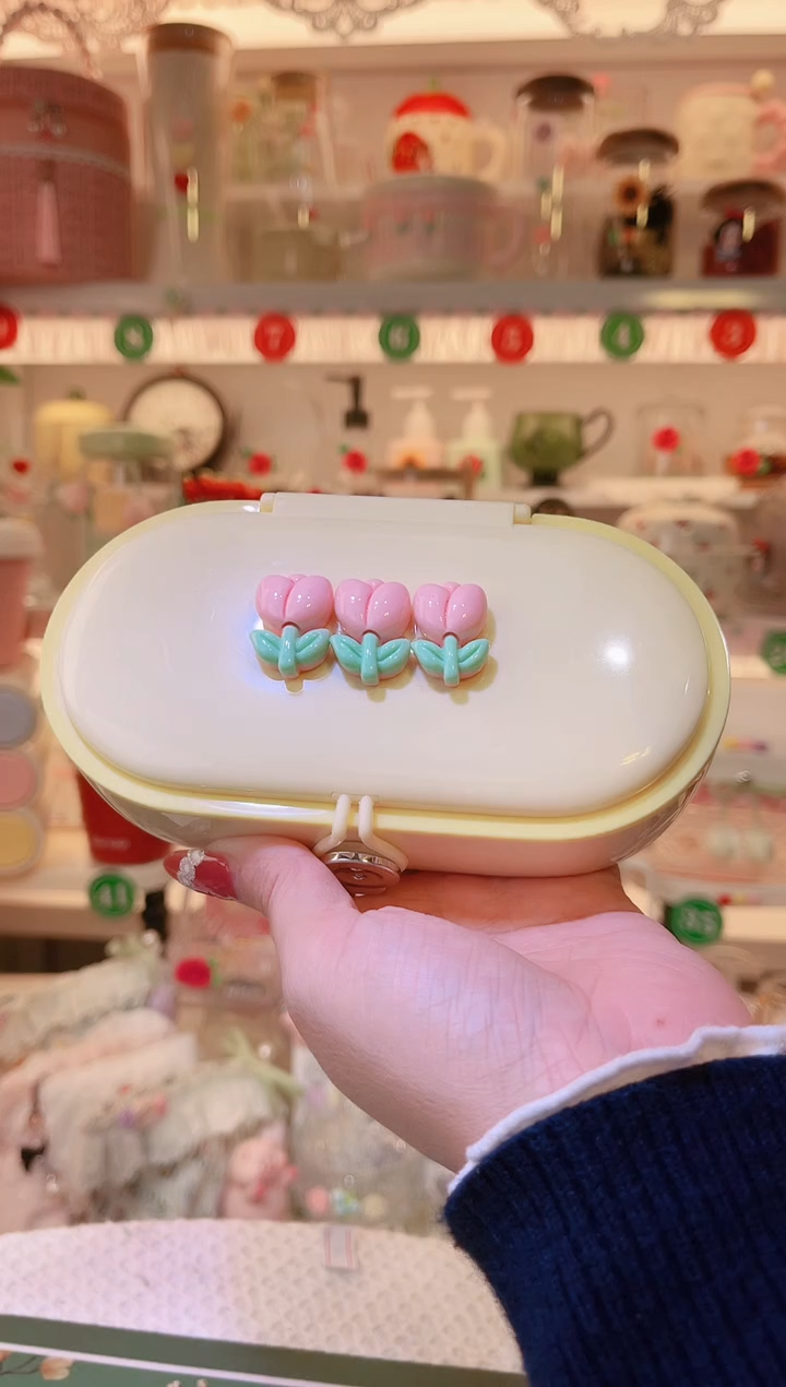 郁金香花针线盒——手工制作品质好！