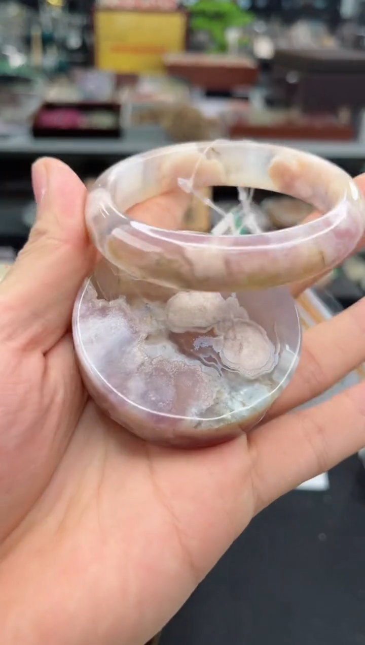 【闪购商品】石英质玉手镯未镶嵌58圈口（赠品镯心）6572277