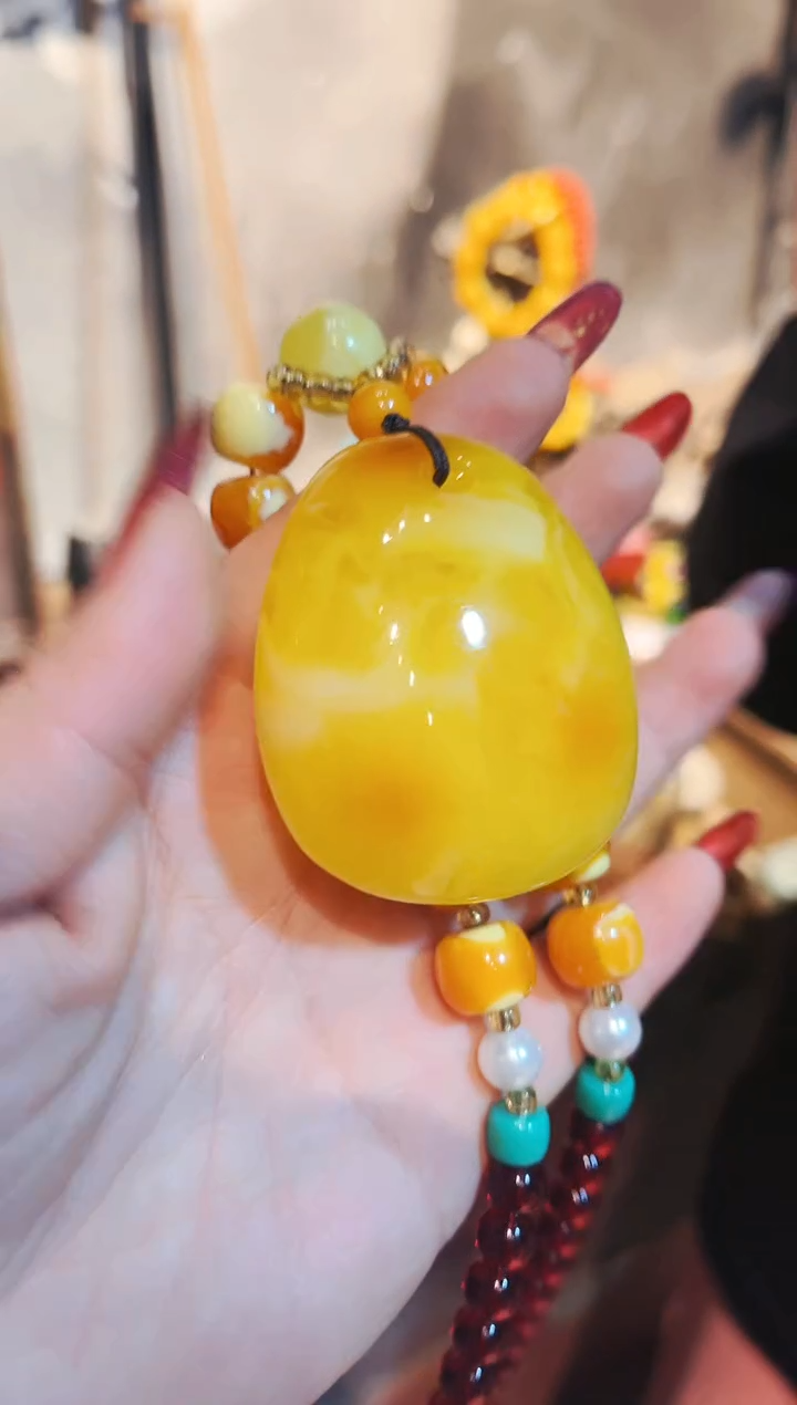 【闪购商品】蜜蜡颈饰未镶嵌七七精品专属链接800210