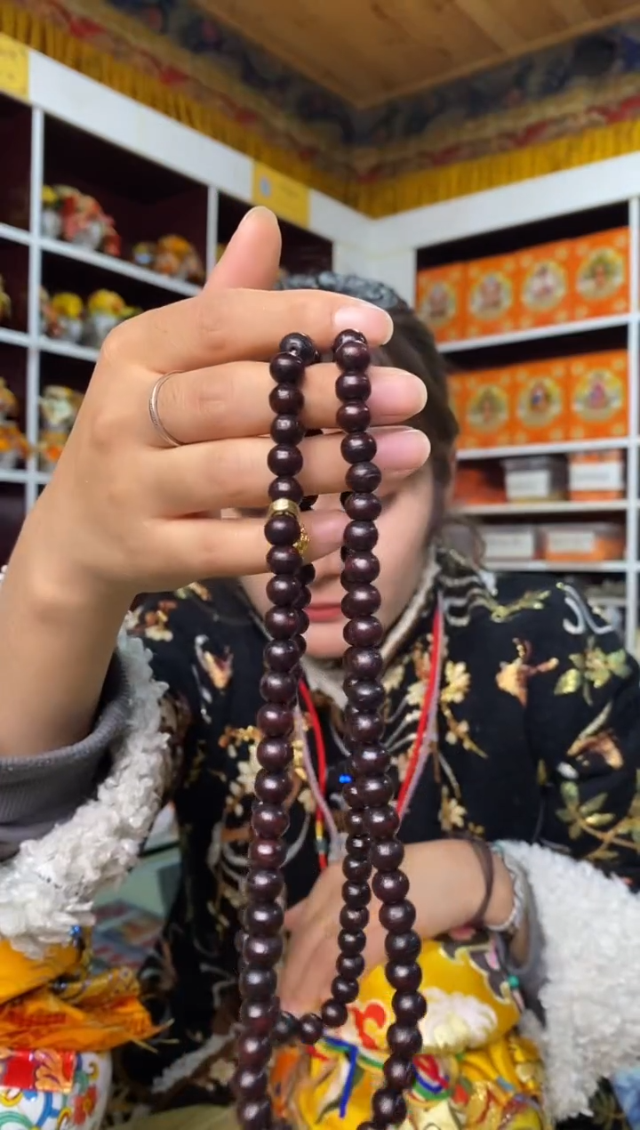 【闪购商品】泥塑紫檀珠子-与实物略有差异介意者慎拍