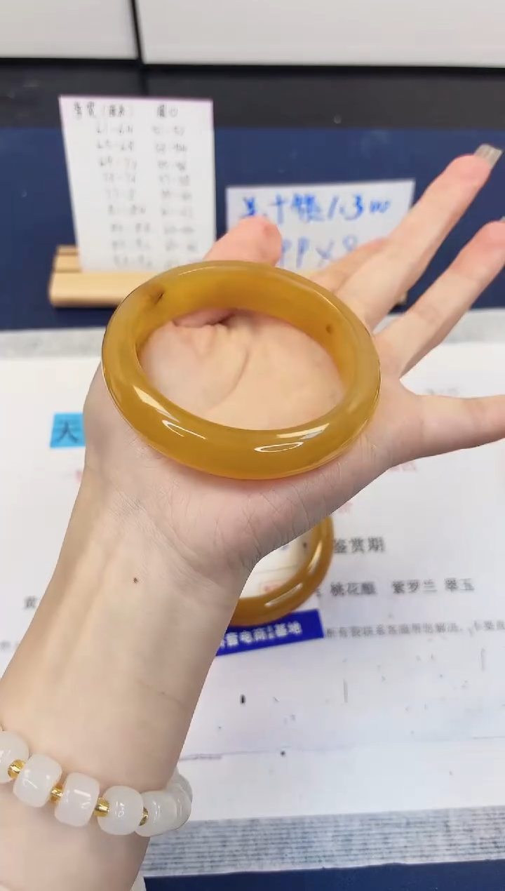 【闪购商品】石英质玉手镯未镶嵌179-财气镯-圈口58